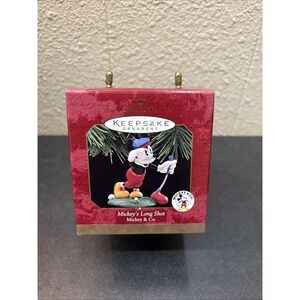 1997 Mickey's Long Shot Hallmark‎ Keepsake Ornament~NIB